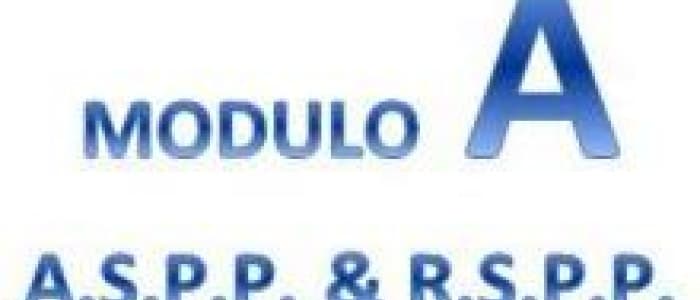SICUREZZA SUL LAVORO / MODULO A PER ASPP E RSPP