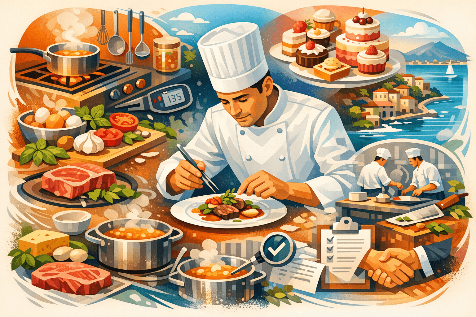OPERATORE DI CUCINA - CUOCO -  Corso finanziato - Programma PAR GOL Regione Campania