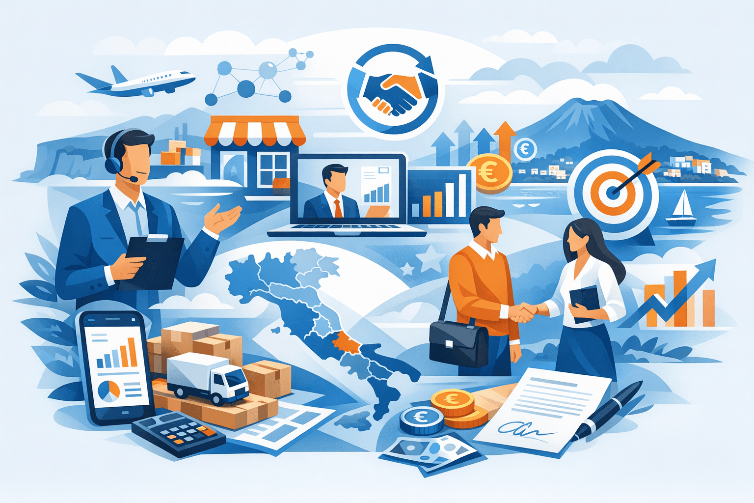 Agente e rappresentante di commercio - Corso finanziato - Programma PAR GOL Regione Campania