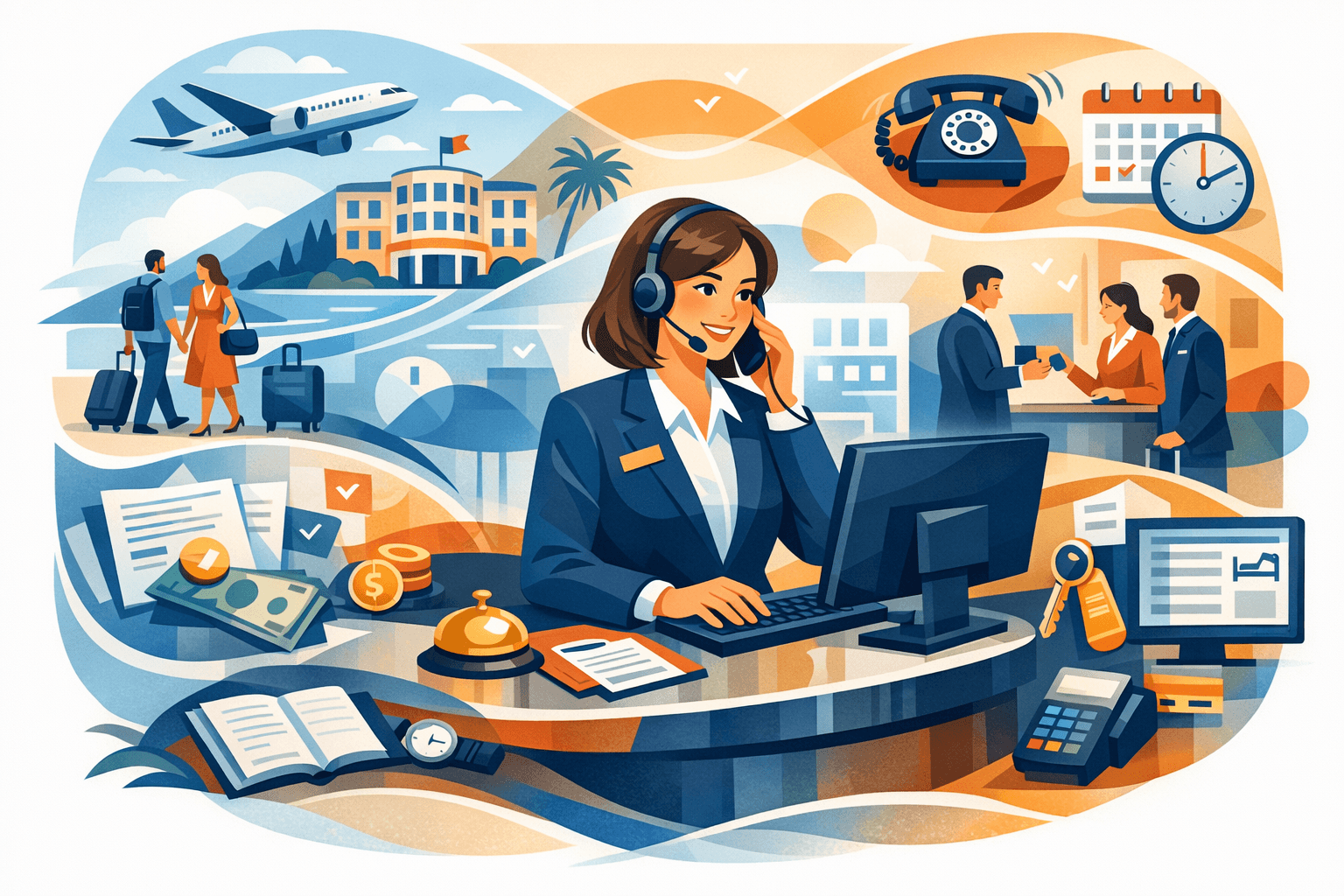 RECEPTIONIST -  Corso finanziato - Programma PAR GOL Regione Campania