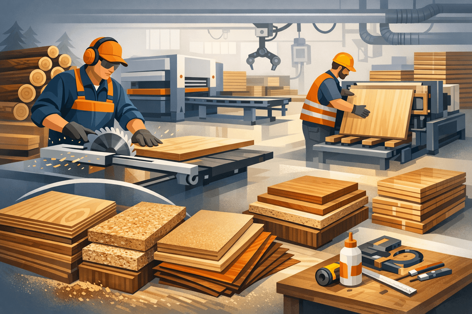 Operatore alla trasformazione del legno e alla produzione di pannelli - Corso finanziato - Programma PAR GOL Regione Campania